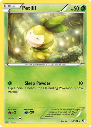 Pokemon TCG - Boundaries Crossed - Petilil - 16/149
