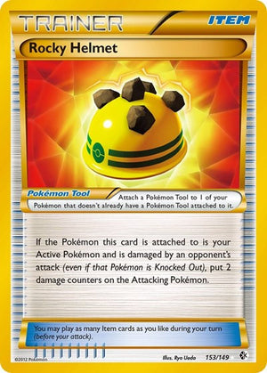 Pokemon TCG - Boundaries Crossed - Rocky Helmet - 153/149 - Holofoil
