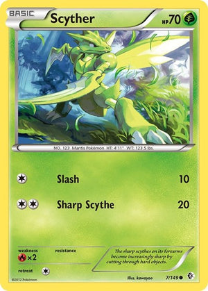 Pokemon TCG - Boundaries Crossed - Scyther - 7/149