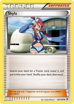 Pokemon TCG - Boundaries Crossed - Skyla - 134/149 - Reverse Holofoil