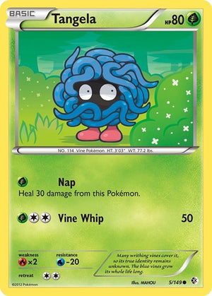 Pokemon TCG - Boundaries Crossed - Tangela - 5/149