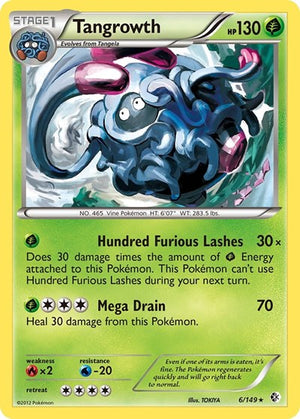 Pokemon TCG - Boundaries Crossed - Tangrowth - 6/149 - Holofoil