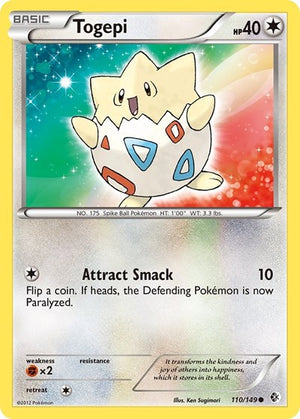 Pokemon TCG - Boundaries Crossed - Togepi - 110/149