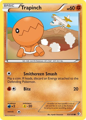 Pokemon TCG - Boundaries Crossed - Trapinch - 83/149