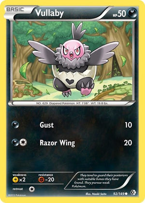 Pokemon TCG - Boundaries Crossed - Vullaby - 92/149
