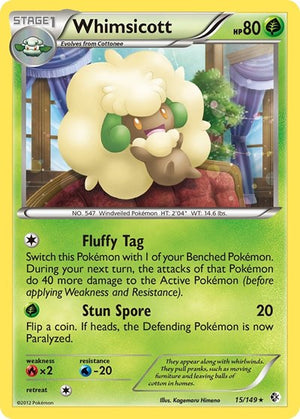 Pokemon TCG - Boundaries Crossed - Whimsicott - 15/149