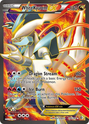 Pokemon TCG - Boundaries Crossed - White Kyurem EX - 146/149 - Holofoil