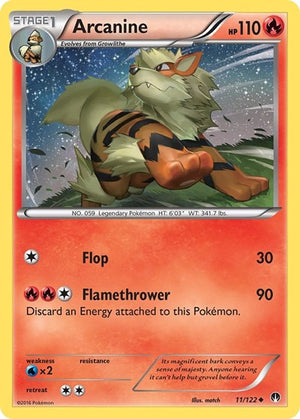 Pokemon TCG - XY - BREAKpoint - Arcanine - 11/122