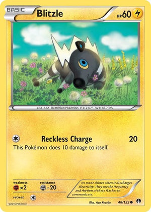 Pokemon TCG - XY - BREAKpoint - Blitzle - 48/122