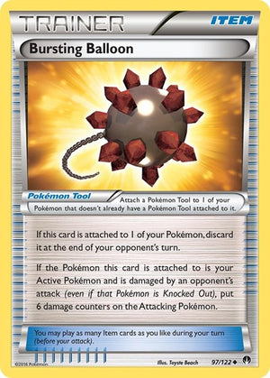 Pokemon TCG - XY - BREAKpoint - Bursting Balloon - 97/122