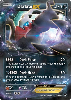 Pokemon TCG - XY - BREAKpoint - Darkrai EX - 74/122 - Holofoil