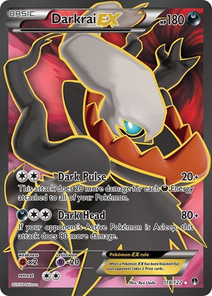 Pokemon TCG - XY - BREAKpoint - Darkrai EX - 118/122 - Holofoil