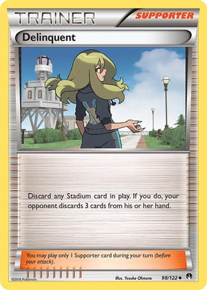 Pokemon TCG - XY - BREAKpoint - Delinquent - 98/122