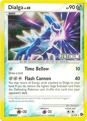 Pokemon TCG - Burger King Promos - Dialga - 016/106 - Reverse Holofoil