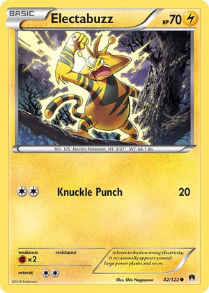 Pokemon TCG - XY - BREAKpoint - Electabuzz - 42/122