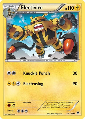 Pokemon TCG - XY - BREAKpoint - Electivire - 43/122