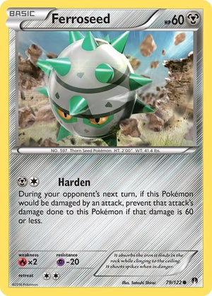 Pokemon TCG - XY - BREAKpoint - Ferroseed - 79/122