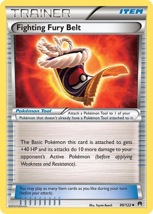 Pokemon TCG - XY - BREAKpoint - Fighting Fury Belt - 99/122
