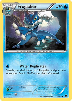 Pokemon TCG - XY - BREAKpoint - Frogadier - 39/122 - Reverse Holofoil