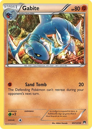 Pokemon TCG - XY - BREAKpoint - Gabite - 69/122