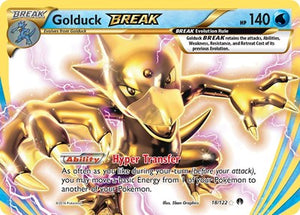 Pokemon TCG - XY - BREAKpoint - Golduck BREAK - 18/122 - Holofoil