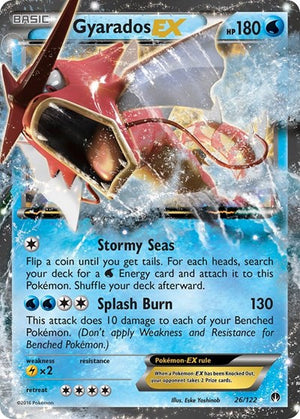 Pokemon TCG - XY - BREAKpoint - Gyarados EX - 26/122 - Holofoil