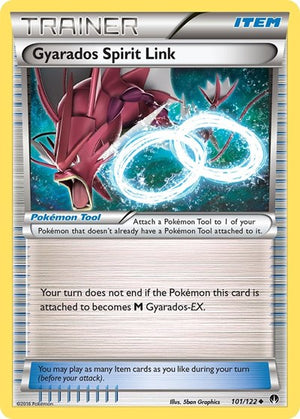 Pokemon TCG - XY - BREAKpoint - Gyarados Spirit Link - 101/122 - Reverse Holofoil