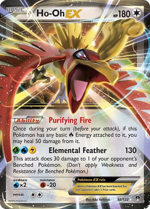 Pokemon TCG - XY - BREAKpoint - Ho-Oh EX - 92/122 - Holofoil