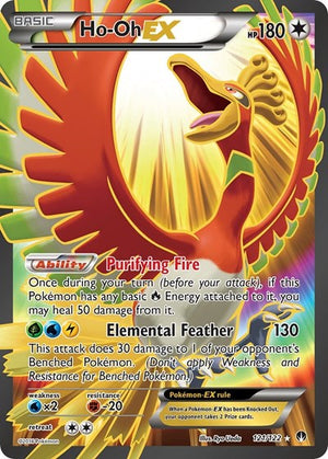 Pokemon TCG - XY - BREAKpoint - Ho-Oh EX - 121/122 - Holofoil