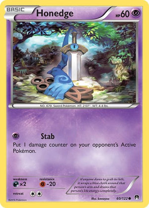 Pokemon TCG - XY - BREAKpoint - Honedge - 60/122