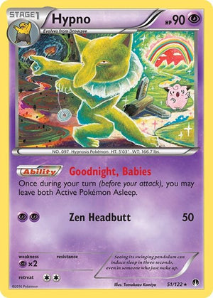 Pokemon TCG - XY - BREAKpoint - Hypno - 51/122