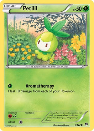Pokemon TCG - XY - BREAKpoint - Petilil - 7/122 - Reverse Holofoil
