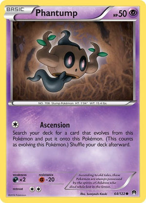 Pokemon TCG - XY - BREAKpoint - Phantump - 64/122