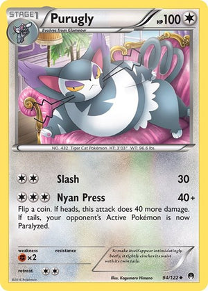 Pokemon TCG - XY - BREAKpoint - Purugly - 94/122