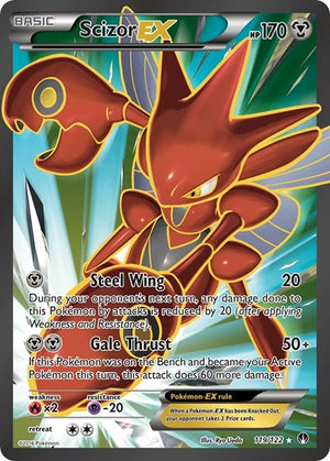 Pokemon TCG - XY - BREAKpoint - Scizor EX - 119/122 - Holofoil