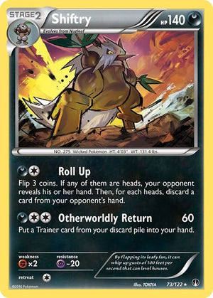 Pokemon TCG - XY - BREAKpoint - Shiftry - 73/122 - Reverse Holofoil