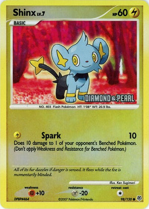 Pokemon TCG - Burger King Promos - Shinx - 098/130 - Reverse Holofoil