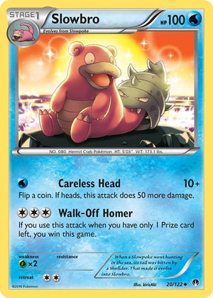 Pokemon TCG - XY - BREAKpoint - Slowbro - 20/122