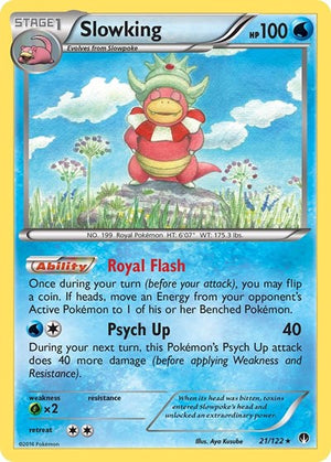 Pokemon TCG - XY - BREAKpoint - Slowking - 21/122 - Reverse Holofoil