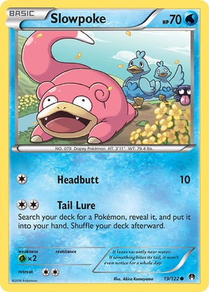 Pokemon TCG - XY - BREAKpoint - Slowpoke - 19/122