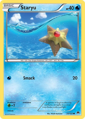Pokemon TCG - XY - BREAKpoint - Staryu - 25/122