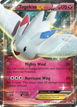 Pokemon TCG - XY - BREAKpoint - Togekiss EX - 83/122 - Holofoil