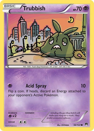 Pokemon TCG - XY - BREAKpoint - Trubbish - 56/122