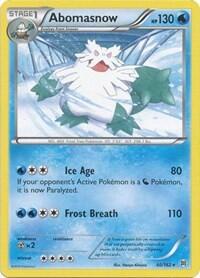 Pokemon TCG - XY - BREAKthrough - Abomasnow - 40/162