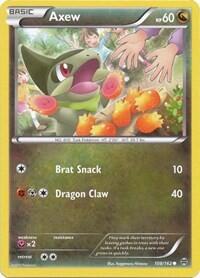 Pokemon TCG - XY - BREAKthrough - Axew - 108/162 - Reverse Holofoil