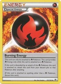 Pokemon TCG - XY - BREAKthrough - Burning Energy - 151/162 - Reverse Holofoil