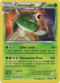 Pokemon TCG - XY - BREAKthrough - Chesnaught - 11/162 - Holofoil