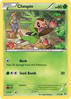 Pokemon TCG - XY - BREAKthrough - Chespin - 7/162