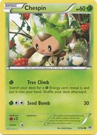 Pokemon TCG - XY - BREAKthrough - Chespin - 9/162 - Reverse Holofoil