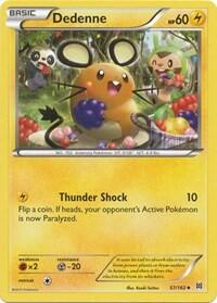 Pokemon TCG - XY - BREAKthrough - Dedenne - 57/162 - Reverse Holofoil